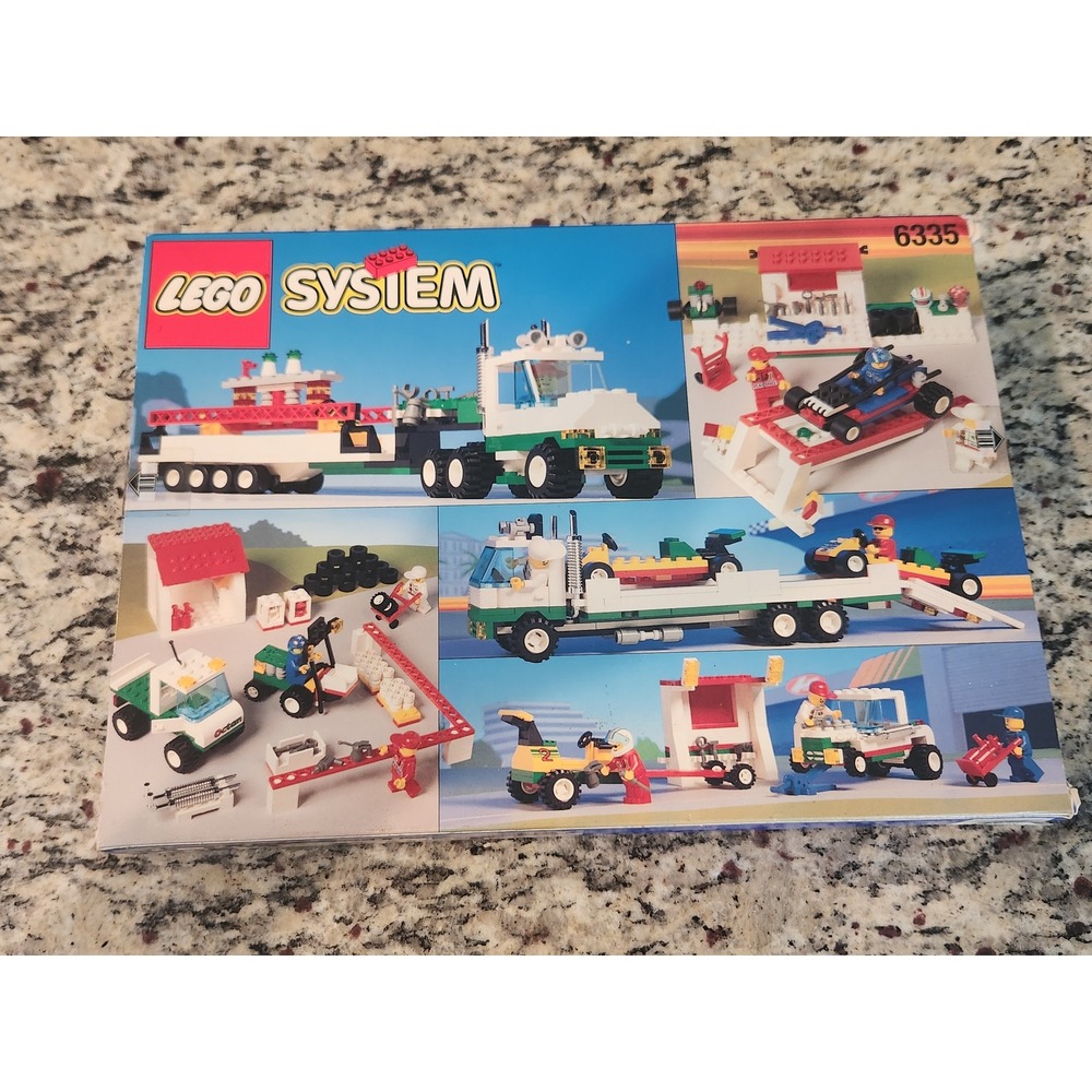 Vintage LEGO System 6335 Indy Transport Octan Race Car Truck Set New Sealed